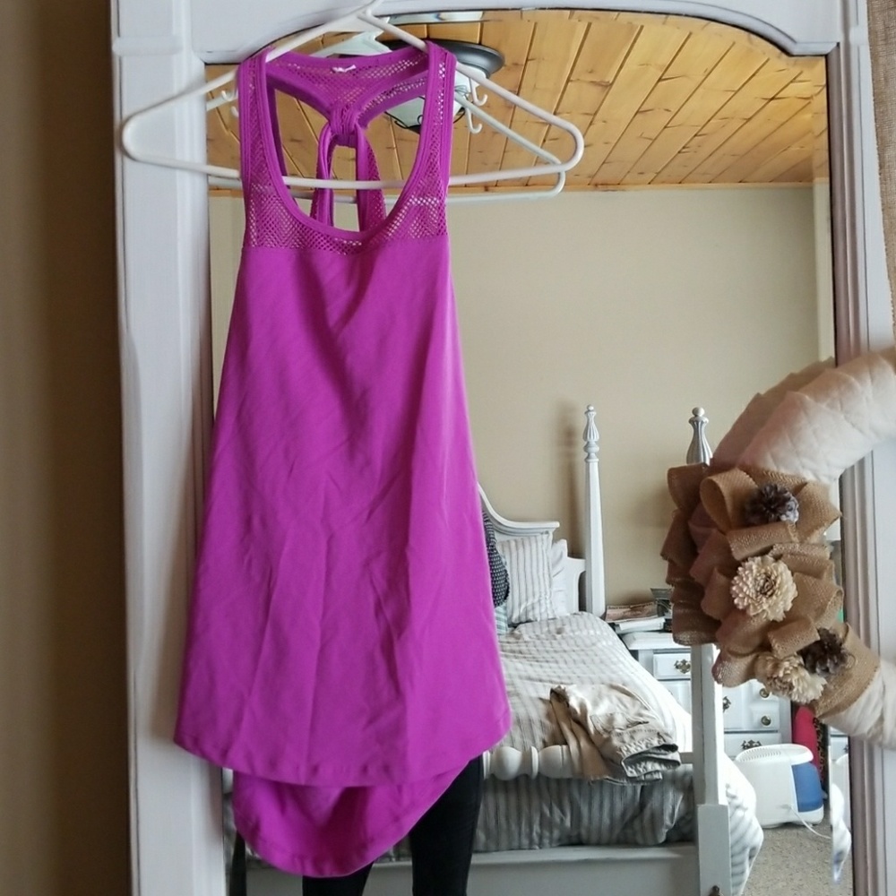 Fabletics drapey workout tank.